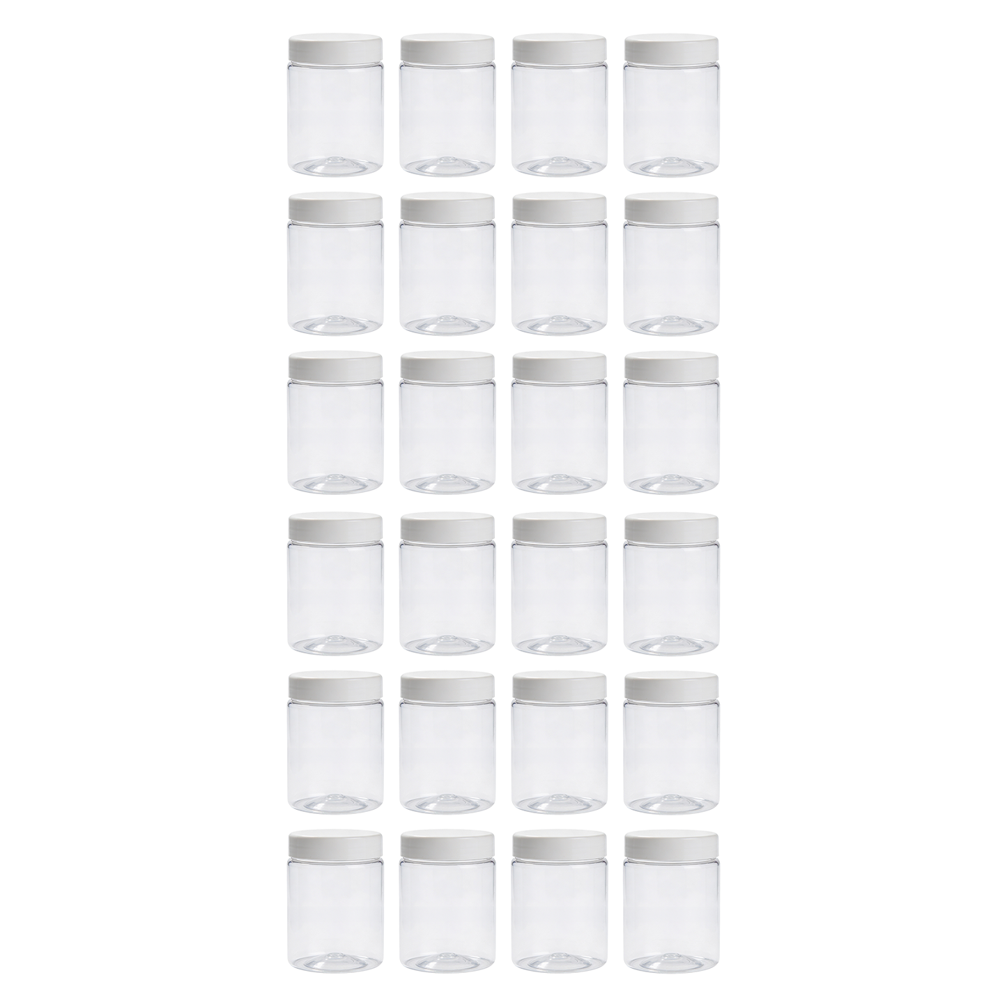 Dibbi Round jars - White