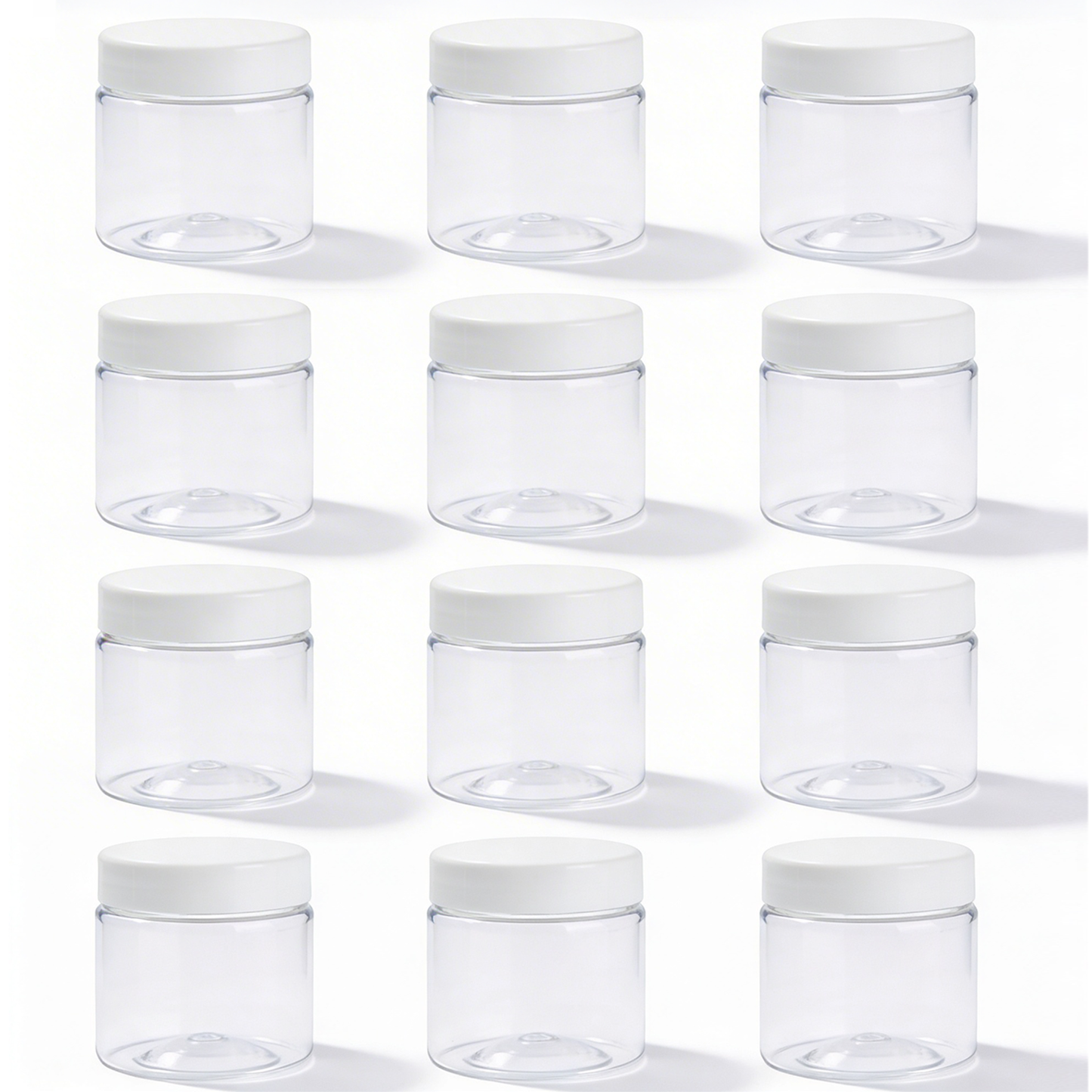 Dibbi Round jars - White