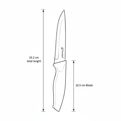 Knife - Set of 3 | Stainless steel | PURPLE