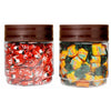 Load image into Gallery viewer, Modedge Plastic Jar Stackable Jar with Spoon, 700 ml - Pearlpet