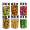 Load image into Gallery viewer, Plus Jars with Steel caps - Set of 6 - 1.7 litres - Pearlpet