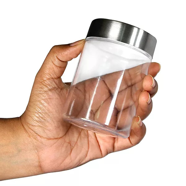 Plus Jars with Steel caps - Set of 12 - 300 ml - Pearlpet