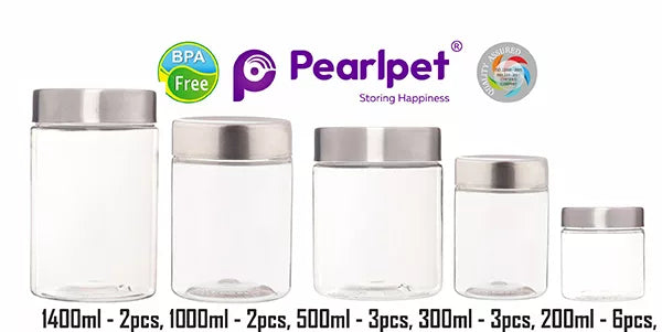 Box of Happiness with Plus jars, Water Bottles and Serving containers - Pearlpet