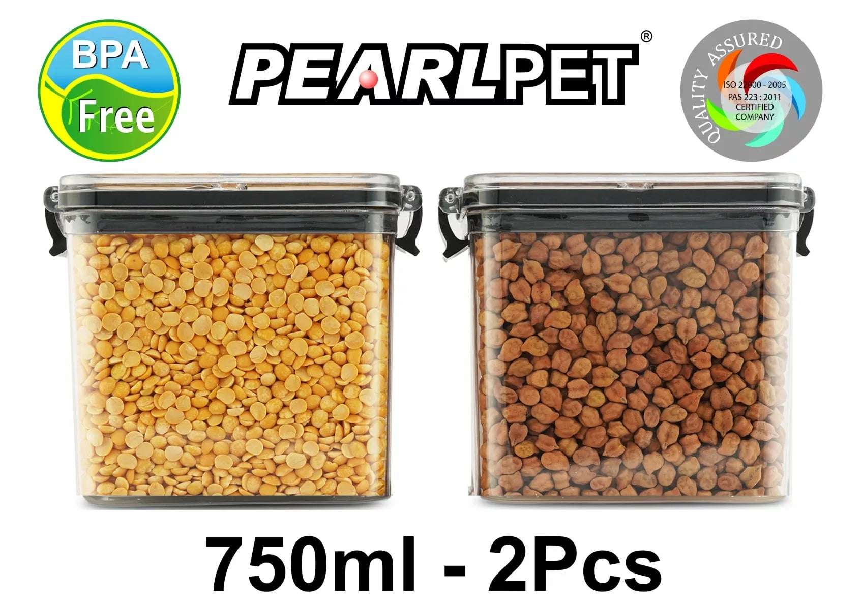 Clik n Seal - Set of 2 - 700 ml - Pearlpet