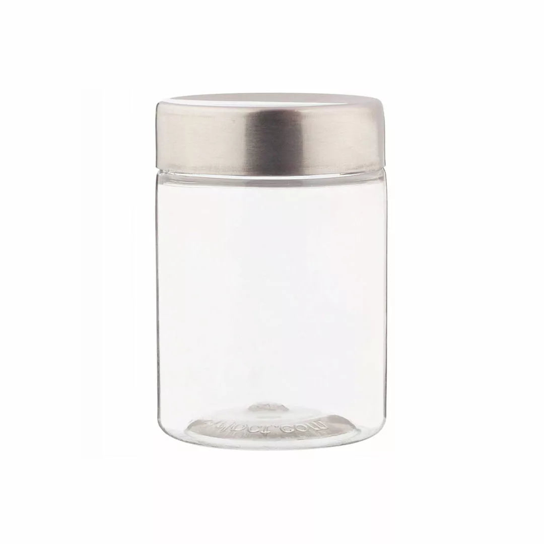 Plus Jars with Steel caps - Set of 18 - 300 ml, 500 ml, 1.4 litres - Pearlpet