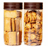 Load image into Gallery viewer, Modedge Plastic Jar Stackable Jar with Spoon, 1800 ml - Pearlpet